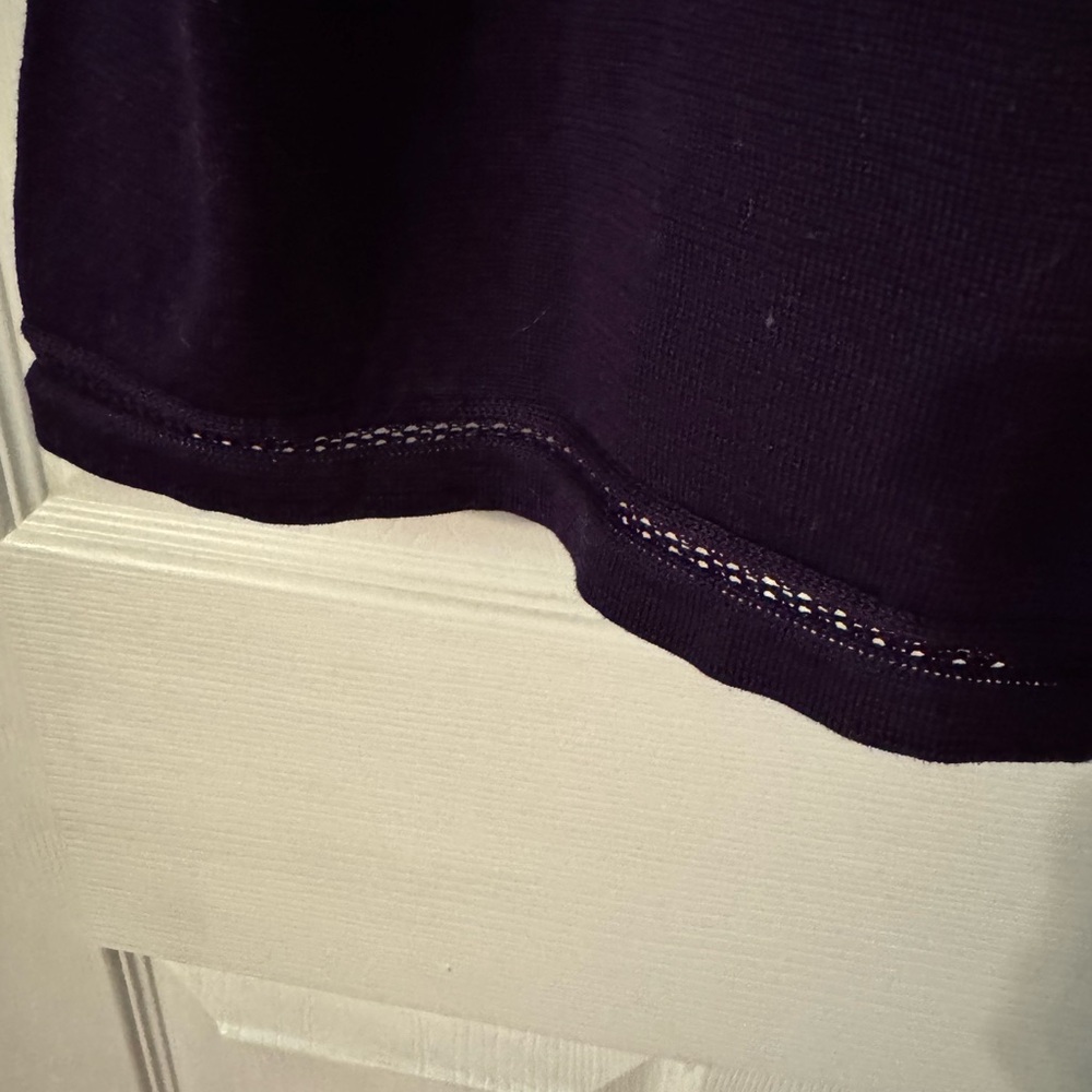 Talbots Deep Purple Knit Top - Picture 4 of 4